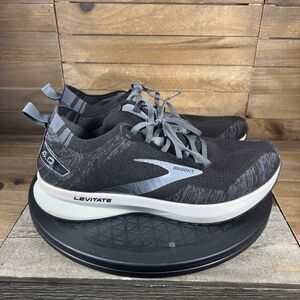 Brooks Levitate 4 Black Gray Running Shoes Lace Up Sneakers Women's Size 9.5B
